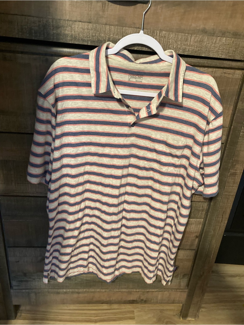 Men's Striped Polo Shirt
